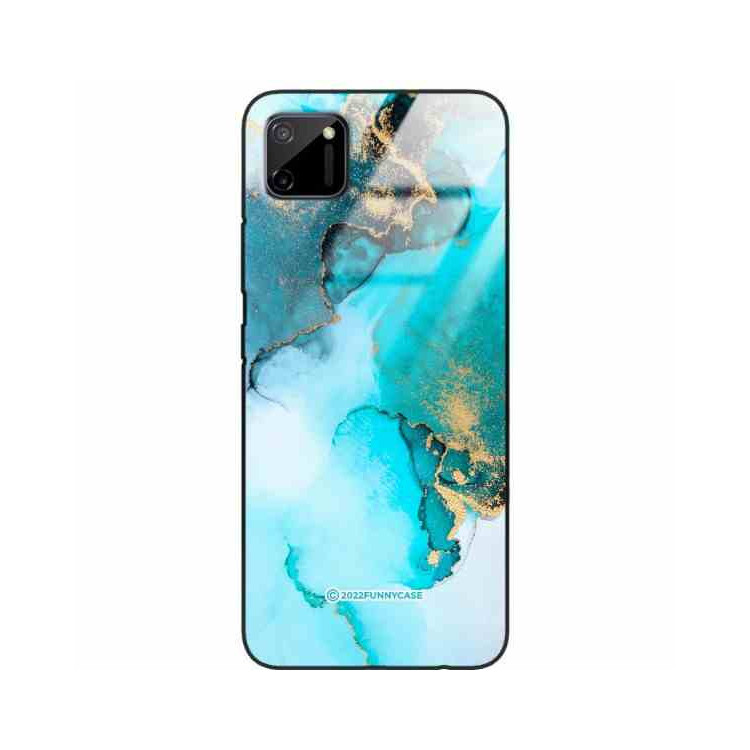 ETUI BLACK CASE GLASS NA TELEFON REALME C11 ST_UMA-102 WIELOKOLOROWE