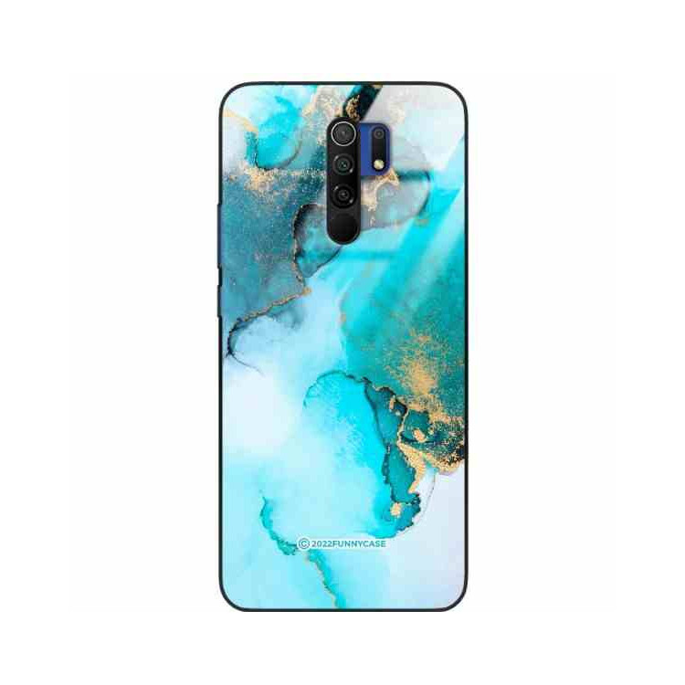 ETUI BLACK CASE GLASS NA TELEFON XIAOMI REDMI 9 ST_UMA-102 WIELOKOLOROWE
