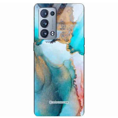 ETUI BLACK CASE GLASS NA TELEFON OPPO RENO 6 PRO PLUS ST_UMA-103 WIELOKOLOROWE