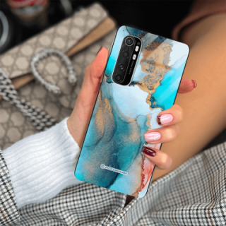 ETUI BLACK CASE GLASS NA TELEFON XIAOMI Mi NOTE 10 LITE ST_UMA-103 WIELOKOLOROWE