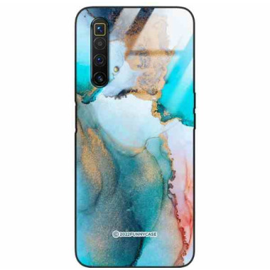 ETUI BLACK CASE GLASS NA TELEFON REALME X50 / X50 5G / X3 SUPER ZOOM ST_UMA-103 WIELOKOLOROWE
