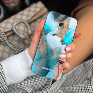 ETUI BLACK CASE GLASS NA TELEFON SAMSUNG GALAXY A5 2017 ST_UMA-103 WIELOKOLOROWE