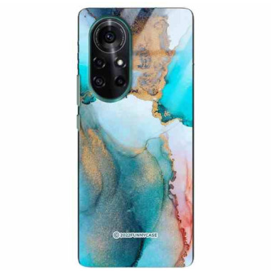 ETUI BLACK CASE GLASS NA TELEFON HUAWEI NOVA 8 PRO ST_UMA-103 WIELOKOLOROWE