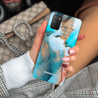ETUI BLACK CASE GLASS NA TELEFON XIAOMI POCO M3 ST_UMA-103 WIELOKOLOROWE