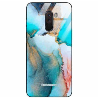 ETUI BLACK CASE GLASS NA TELEFON XIAOMI POCO F1 ST_UMA-103 WIELOKOLOROWE