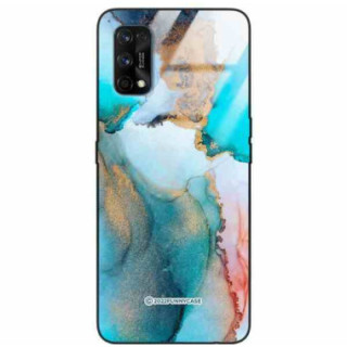 ETUI BLACK CASE GLASS NA TELEFON REALME 7 PRO ST_UMA-103 WIELOKOLOROWE