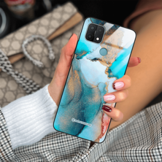 ETUI BLACK CASE GLASS NA TELEFON OPPO A15 / A15s / A35 ST_UMA-103 WIELOKOLOROWE