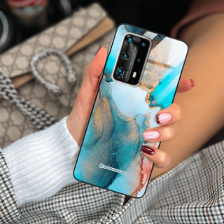 ETUI BLACK CASE GLASS NA TELEFON HUAWEI P40 PRO PLUS ST_UMA-103 WIELOKOLOROWE