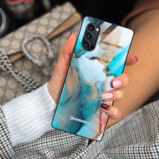 ETUI BLACK CASE GLASS NA TELEFON OPPO RENO 4 PRO ST_UMA-103 WIELOKOLOROWE