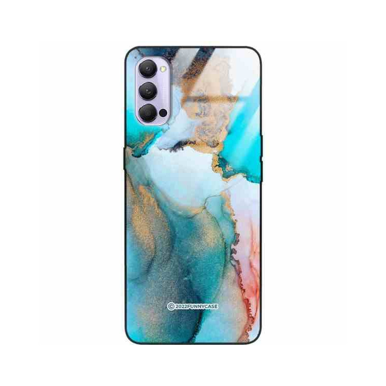 ETUI BLACK CASE GLASS NA TELEFON OPPO RENO 4 ST_UMA-103 WIELOKOLOROWE