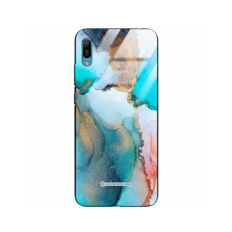ETUI BLACK CASE GLASS NA TELEFON HUAWEI Y6 2019 ST_UMA-103 WIELOKOLOROWE
