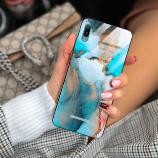 ETUI BLACK CASE GLASS NA TELEFON HUAWEI Y6 2019 ST_UMA-103 WIELOKOLOROWE