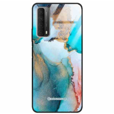 ETUI BLACK CASE GLASS NA TELEFON HUAWEI P SMART 2021 / Y7a ST_UMA-103 WIELOKOLOROWE