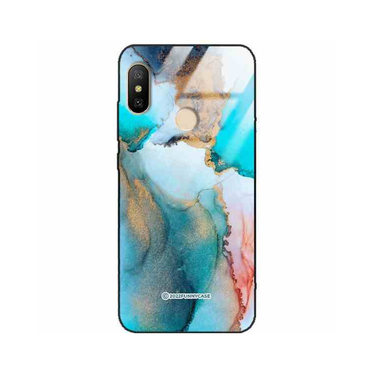 ETUI BLACK CASE GLASS NA TELEFON XIAOMI REDMI 6 PRO / MI A2 LITE ST_UMA-103 WIELOKOLOROWE
