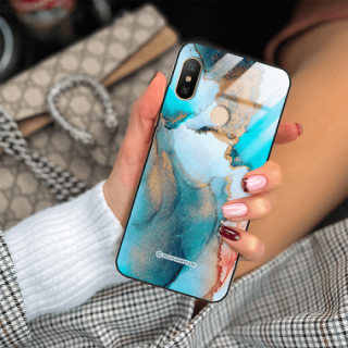ETUI BLACK CASE GLASS NA TELEFON XIAOMI REDMI 6 PRO / MI A2 LITE ST_UMA-103 WIELOKOLOROWE