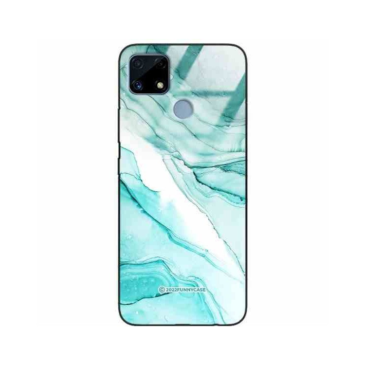 ETUI BLACK CASE GLASS NA TELEFON REALME C25 ST_UMA-104 WIELOKOLOROWE