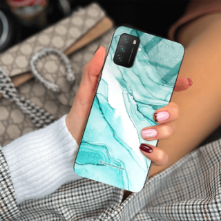 ETUI BLACK CASE GLASS NA TELEFON XIAOMI POCO M3 ST_UMA-104 WIELOKOLOROWE