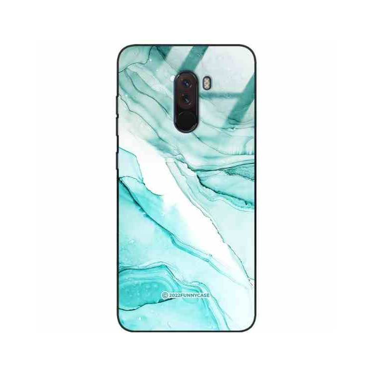 ETUI BLACK CASE GLASS NA TELEFON XIAOMI POCO F1 ST_UMA-104 WIELOKOLOROWE