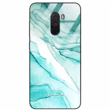 ETUI BLACK CASE GLASS NA TELEFON XIAOMI POCO F1 ST_UMA-104 WIELOKOLOROWE