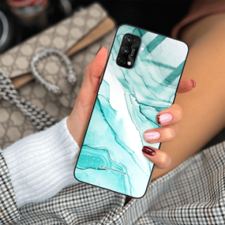 ETUI BLACK CASE GLASS NA TELEFON REALME 7 PRO ST_UMA-104 WIELOKOLOROWE