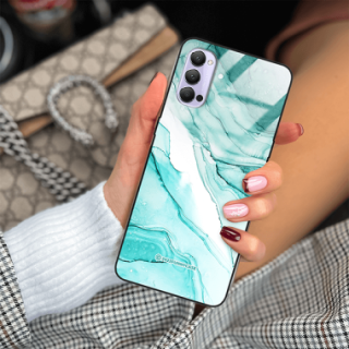 ETUI BLACK CASE GLASS NA TELEFON OPPO RENO 4 ST_UMA-104 WIELOKOLOROWE