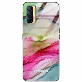 ETUI BLACK CASE GLASS NA TELEFON REALME V15 ST_UMA-105 WIELOKOLOROWE