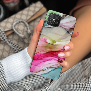 ETUI BLACK CASE GLASS NA TELEFON HUAWEI NOVA 8 SE ST_UMA-105 WIELOKOLOROWE