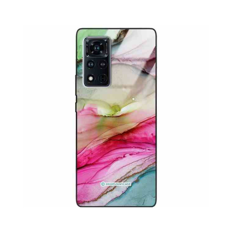 ETUI BLACK CASE GLASS NA TELEFON HUAWEI HONOR VIEW 40 V40 5G ST_UMA-105 WIELOKOLOROWE