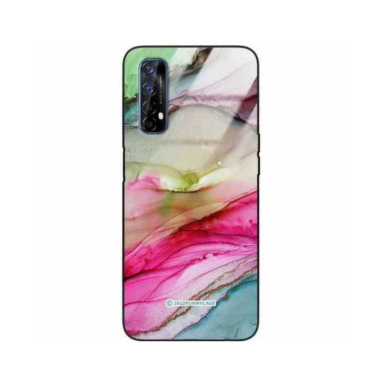 ETUI BLACK CASE GLASS NA TELEFON REALME 7 ST_UMA-105 WIELOKOLOROWE