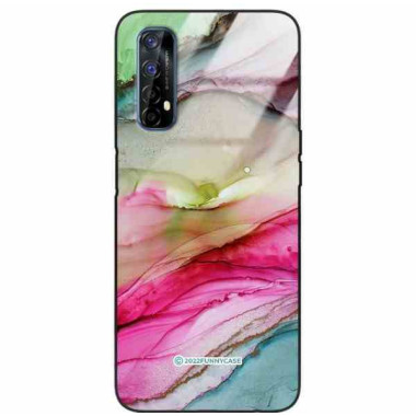 ETUI BLACK CASE GLASS NA TELEFON REALME 7 ST_UMA-105 WIELOKOLOROWE