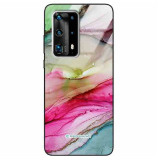 ETUI BLACK CASE GLASS NA TELEFON HUAWEI P40 PRO PLUS ST_UMA-105 WIELOKOLOROWE