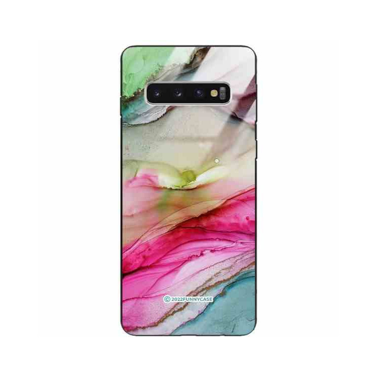 ETUI BLACK CASE GLASS NA TELEFON SAMSUNG GALAXY S10 5G ST_UMA-105 WIELOKOLOROWE