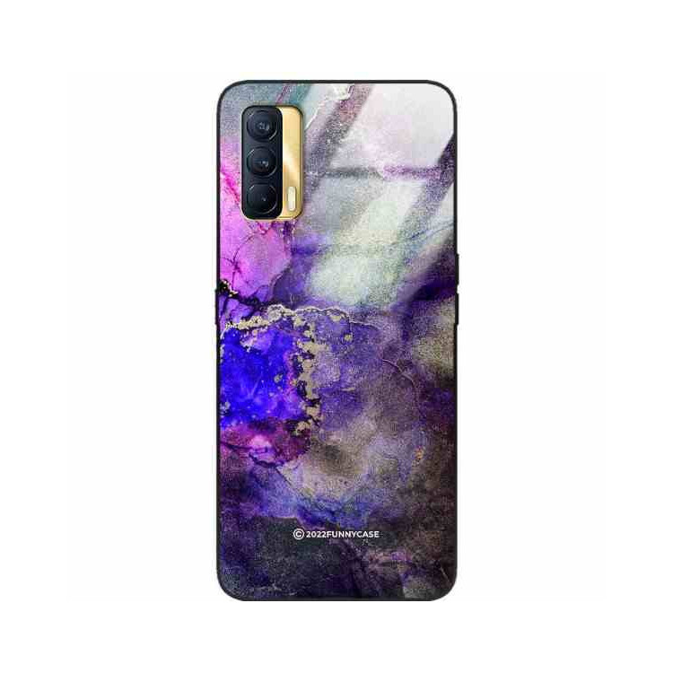 ETUI BLACK CASE GLASS NA TELEFON REALME V15 ST_UMA-106 WIELOKOLOROWE