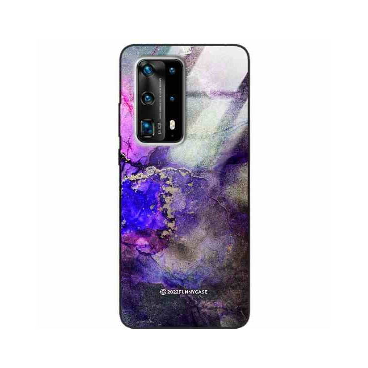 ETUI BLACK CASE GLASS NA TELEFON HUAWEI P40 PRO PLUS ST_UMA-106 WIELOKOLOROWE