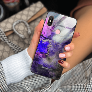 ETUI BLACK CASE GLASS NA TELEFON XIAOMI REDMI NOTE 6 / 6 PRO ST_UMA-106 WIELOKOLOROWE