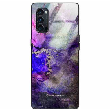 ETUI BLACK CASE GLASS NA TELEFON OPPO RENO 4 PRO ST_UMA-106 WIELOKOLOROWE