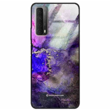 ETUI BLACK CASE GLASS NA TELEFON HUAWEI P SMART 2021 / Y7a ST_UMA-106 WIELOKOLOROWE