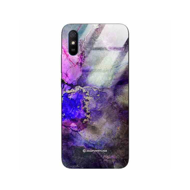 ETUI BLACK CASE GLASS NA TELEFON XIAOMI REDMI 9A ST_UMA-106 WIELOKOLOROWE