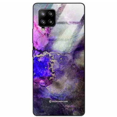 ETUI BLACK CASE GLASS NA TELEFON SAMSUNG GALAXY A42 5G ST_UMA-106 WIELOKOLOROWE