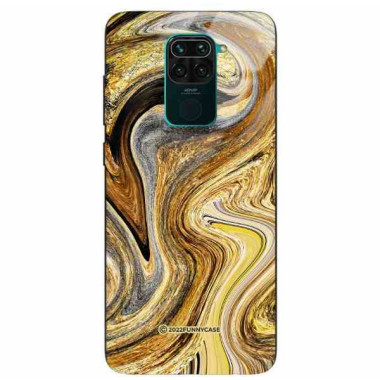 ETUI BLACK CASE GLASS NA TELEFON XIAOMI REDMI NOTE 9 / 10X 4G ST_UMA-107 WIELOKOLOROWE