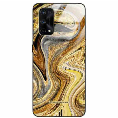 ETUI BLACK CASE GLASS NA TELEFON REALME X7 PRO ST_UMA-107 WIELOKOLOROWE