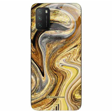 ETUI BLACK CASE GLASS NA TELEFON XIAOMI POCO M3 ST_UMA-107 WIELOKOLOROWE