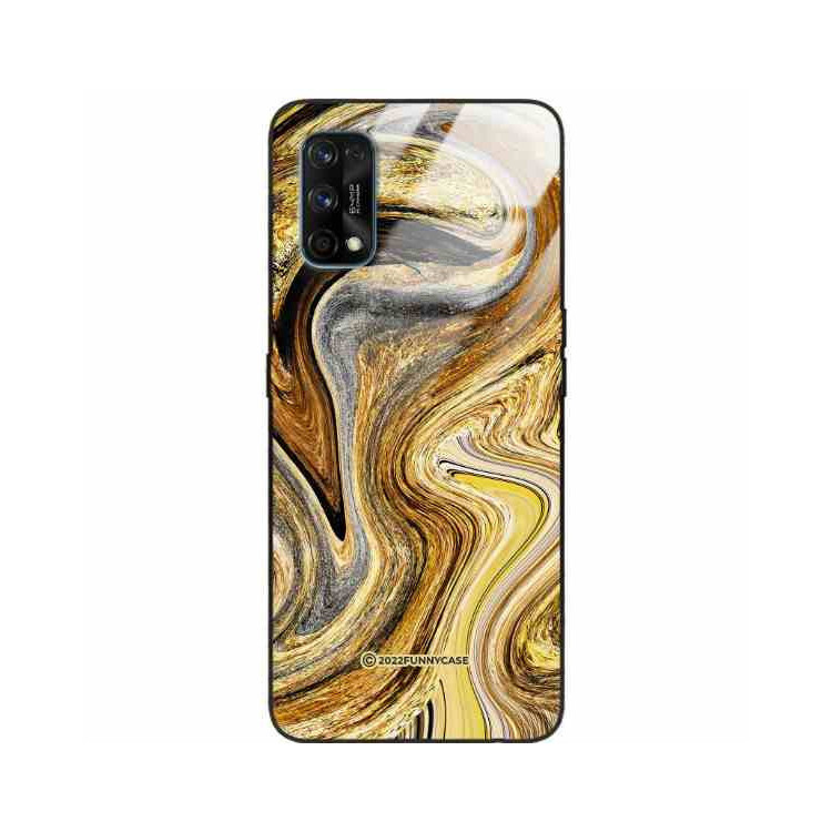 ETUI BLACK CASE GLASS NA TELEFON REALME 7 PRO ST_UMA-107 WIELOKOLOROWE