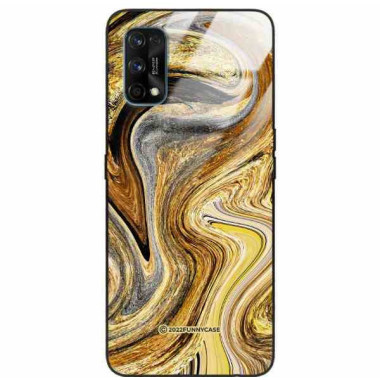 ETUI BLACK CASE GLASS NA TELEFON REALME 7 PRO ST_UMA-107 WIELOKOLOROWE