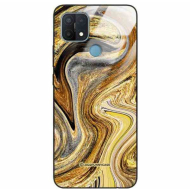 ETUI BLACK CASE GLASS NA TELEFON OPPO A15 / A15s / A35 ST_UMA-107 WIELOKOLOROWE