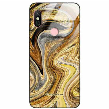 ETUI BLACK CASE GLASS NA TELEFON XIAOMI REDMI NOTE 6 / 6 PRO ST_UMA-107 WIELOKOLOROWE