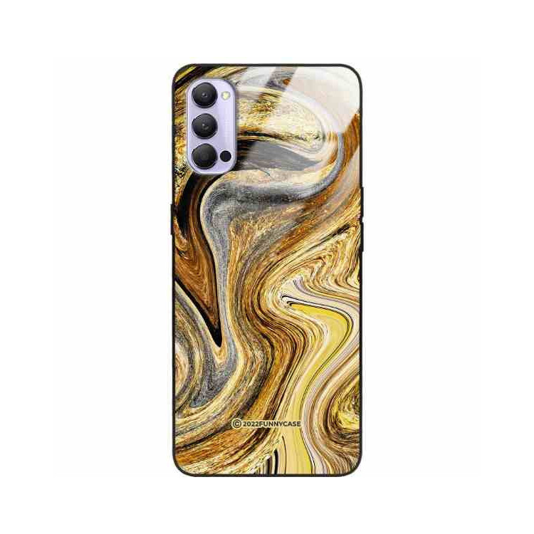 ETUI BLACK CASE GLASS NA TELEFON OPPO RENO 4 ST_UMA-107 WIELOKOLOROWE