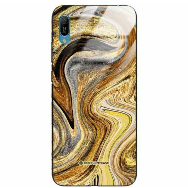 ETUI BLACK CASE GLASS NA TELEFON HUAWEI Y6 2019 ST_UMA-107 WIELOKOLOROWE