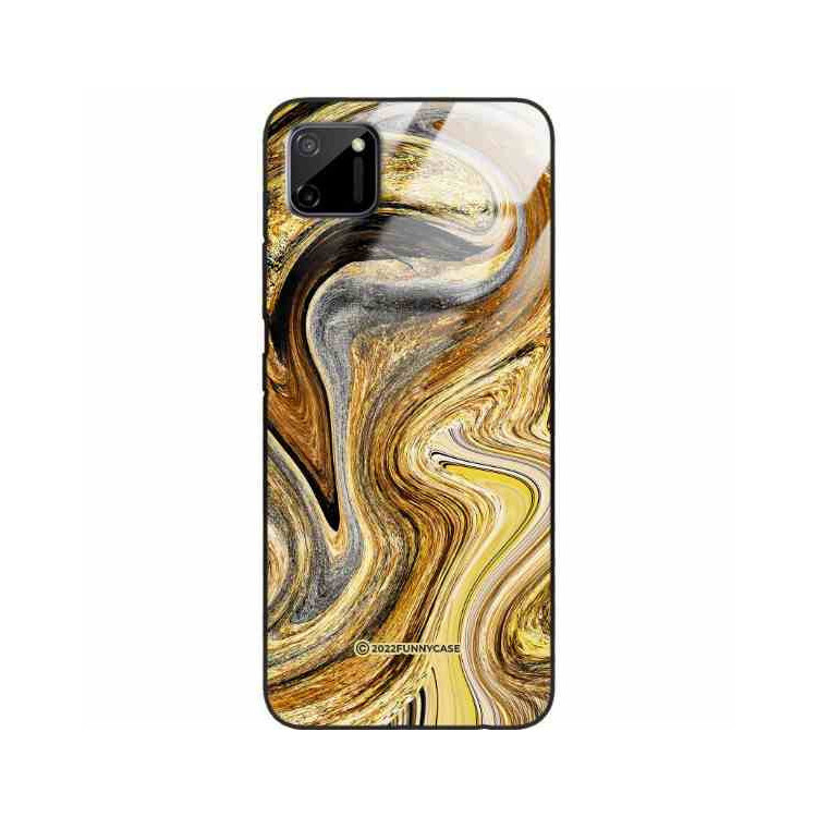 ETUI BLACK CASE GLASS NA TELEFON REALME C11 ST_UMA-107 WIELOKOLOROWE