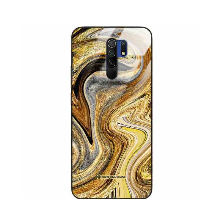 ETUI BLACK CASE GLASS NA TELEFON XIAOMI REDMI 9 ST_UMA-107 WIELOKOLOROWE